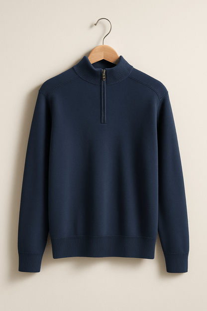 Jacob Strickpullover mit Reißverschluss 7