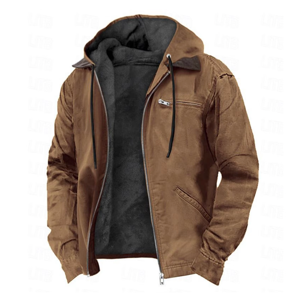 Herbstjacke Herren | Mit Kapuze & Kordelzug
