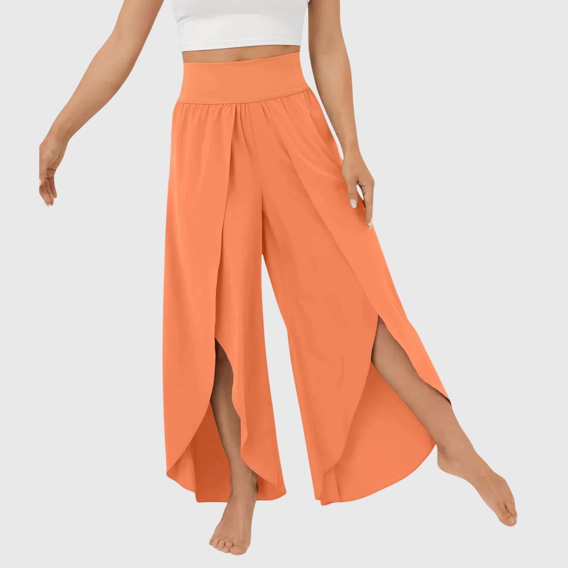 Jasmin | Damen Luftige Lounge-Hose mit Schlitz-Design 5