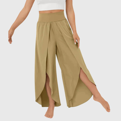 Jasmin | Damen Luftige Lounge-Hose mit Schlitz-Design 7