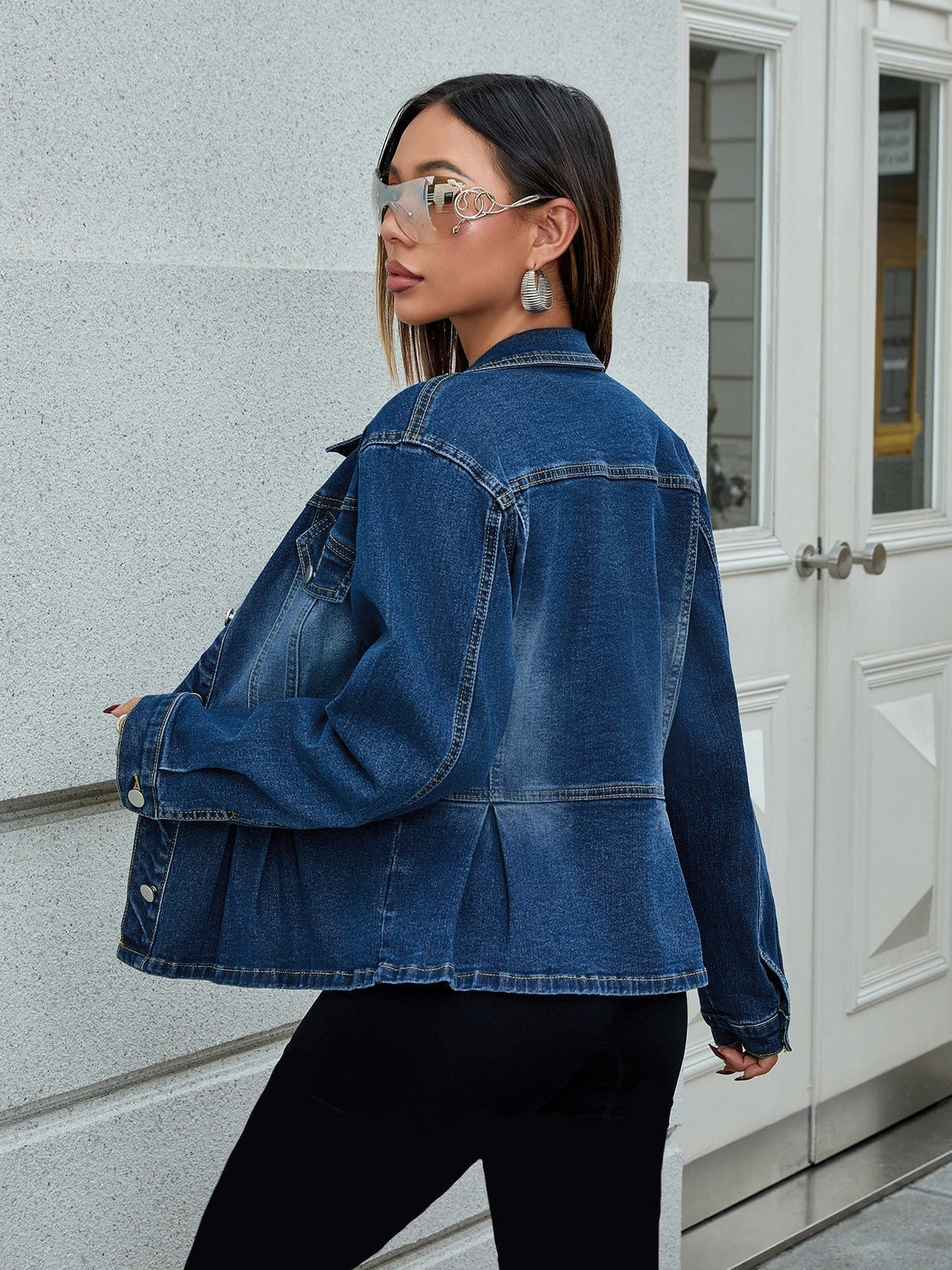 Jeansjacke Damen | Taillierte Passform