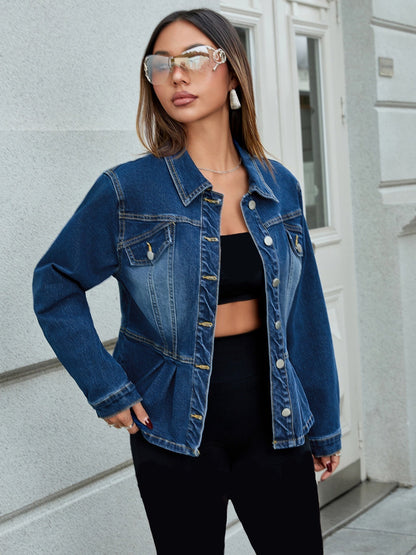 Jeansjacke Damen | Taillierte Passform