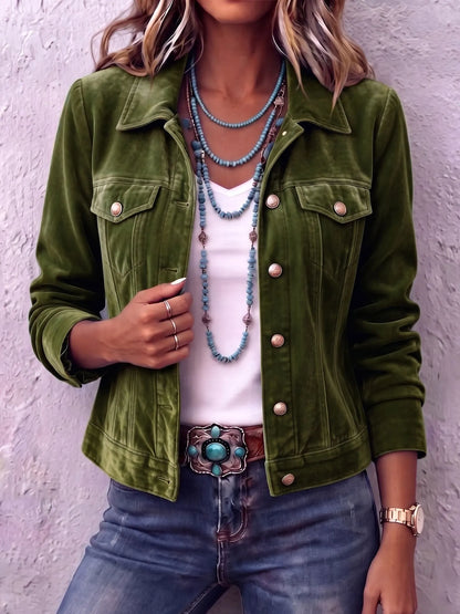 Jeansjacke Damen | Vintage-Waschung & Knopfleiste 3