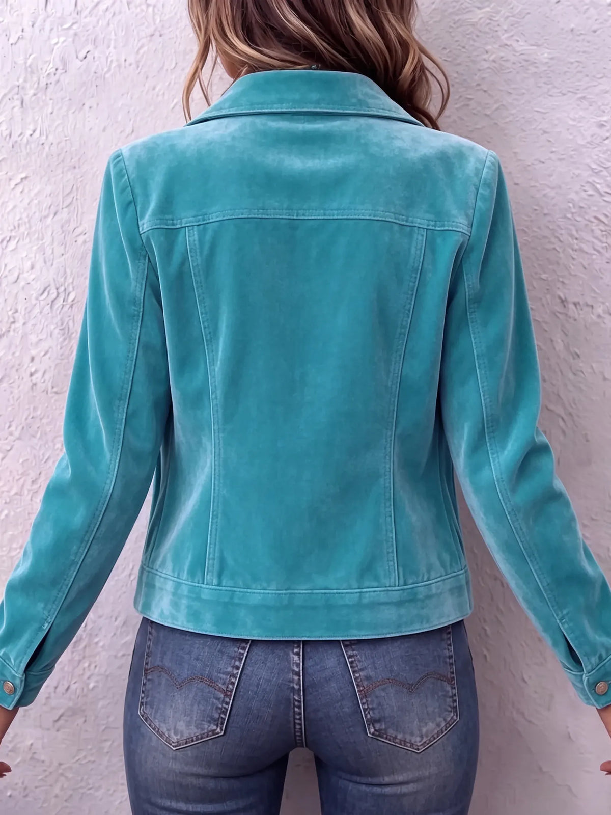 Jeansjacke Damen | Vintage-Waschung & Knopfleiste 6