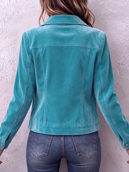 Jeansjacke Damen | Vintage-Waschung & Knopfleiste 6