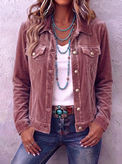 Jeansjacke Damen | Vintage-Waschung & Knopfleiste 1
