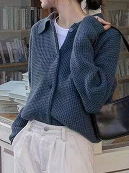 Jenna locker gestrickter Cardigan-Pullover 3