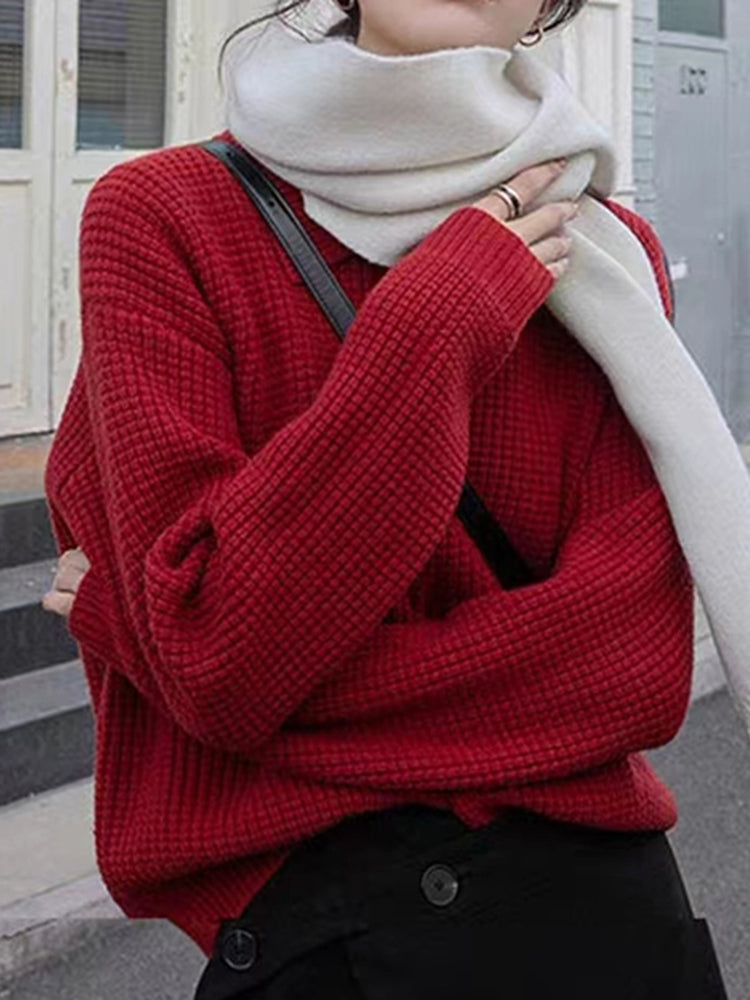 Jenna locker gestrickter Cardigan-Pullover 9