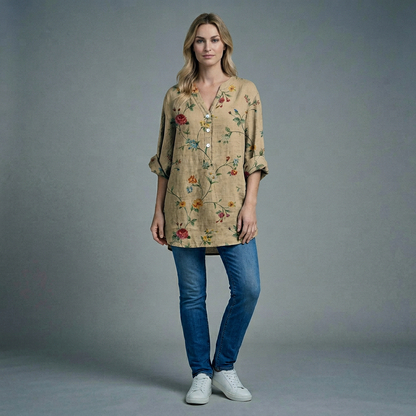 Josephine | Geblümte Bluse mit lockerem Schnitt 1