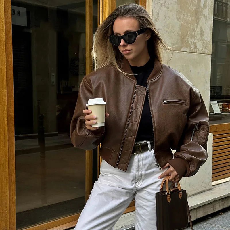 Juniper Gekürzte Vintage-Jacke 0