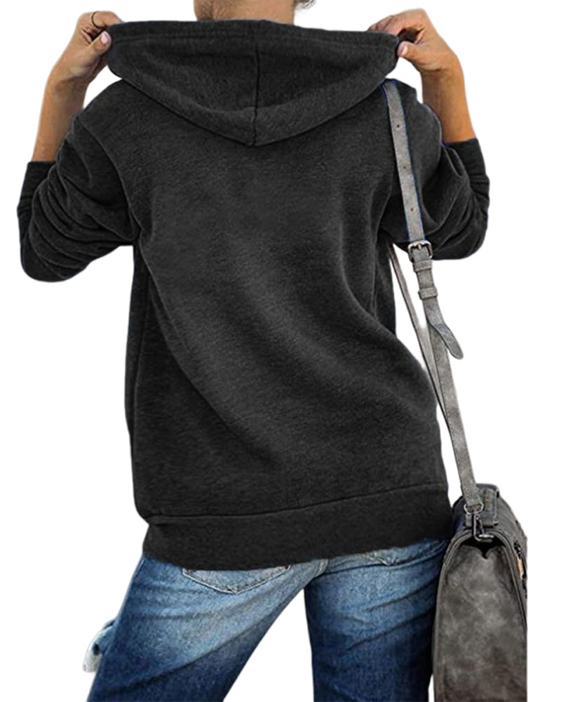 Kapuzenpullover Damen | Bequem & Vielseitig mit Reißverschluss