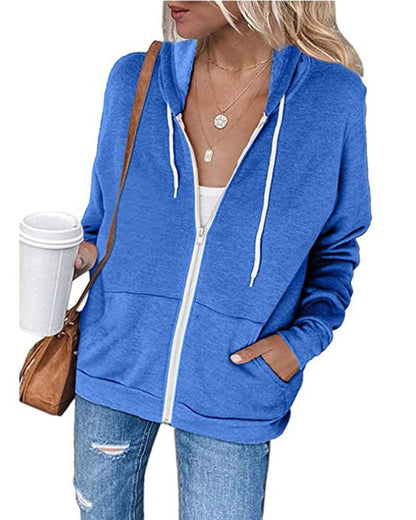 Kapuzenpullover Damen | Bequem & Vielseitig mit Reißverschluss