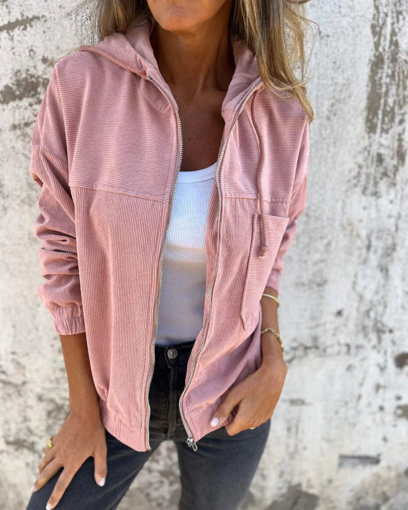 Kapuzenpullover Damen | Kapuze & Reißverschluss