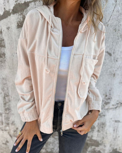 Kapuzenpullover Damen | Kapuze & Reißverschluss