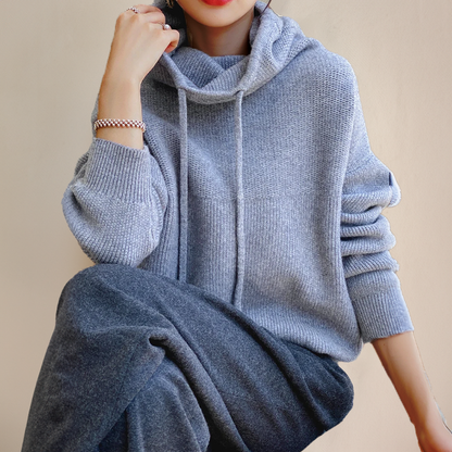 Kapuzenpullover Damen | Kuscheliger Komfort mit Kapuze & Kordelzug