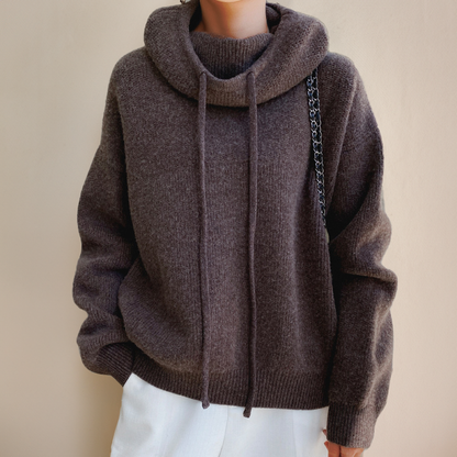 Kapuzenpullover Damen | Kuscheliger Komfort mit Kapuze & Kordelzug