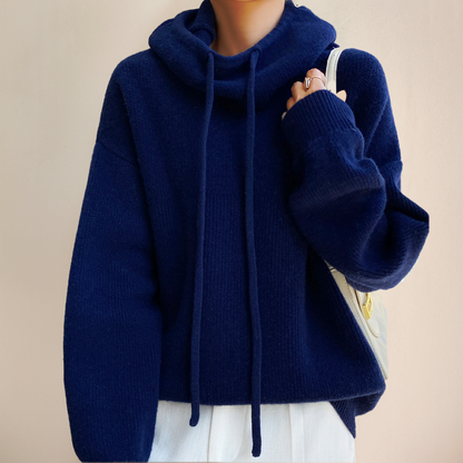 Kapuzenpullover Damen | Kuscheliger Komfort mit Kapuze & Kordelzug