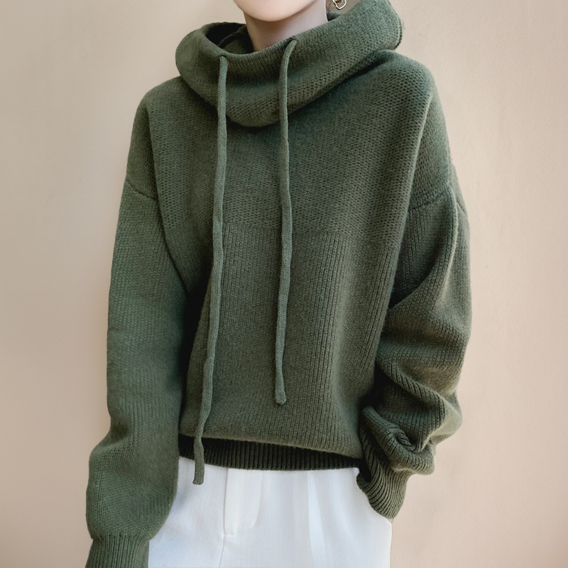 Kapuzenpullover Damen | Kuscheliger Komfort mit Kapuze & Kordelzug