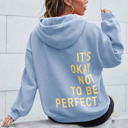 Kapuzenpullover Damen | Oversize Statement-Print & Kuschelige Kapuze