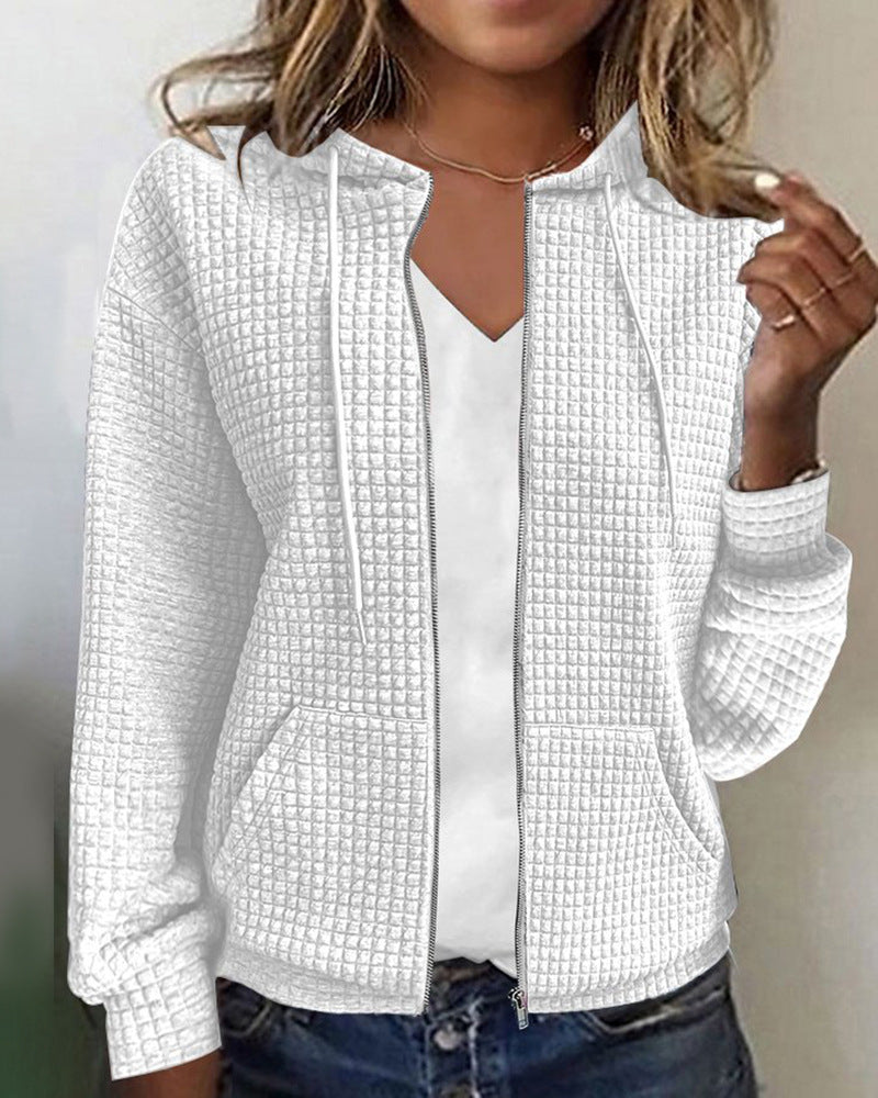 Kapuzenpullover Damen | Reißverschluss & Bequem für Winter