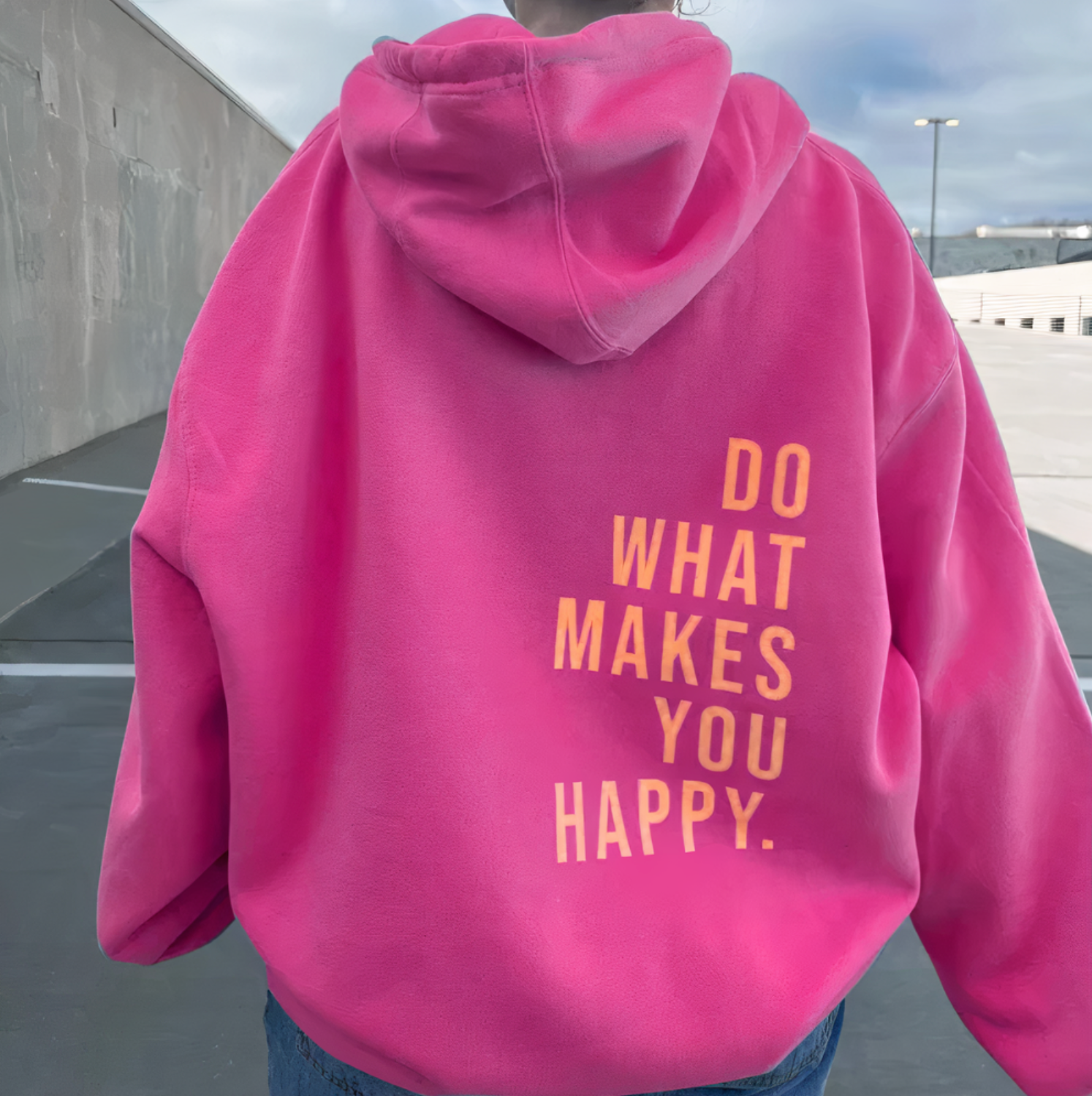 Kapuzenpullover Damen | Trendiger Schriftzug & Gemütliche Wohlfühl-Kapuze