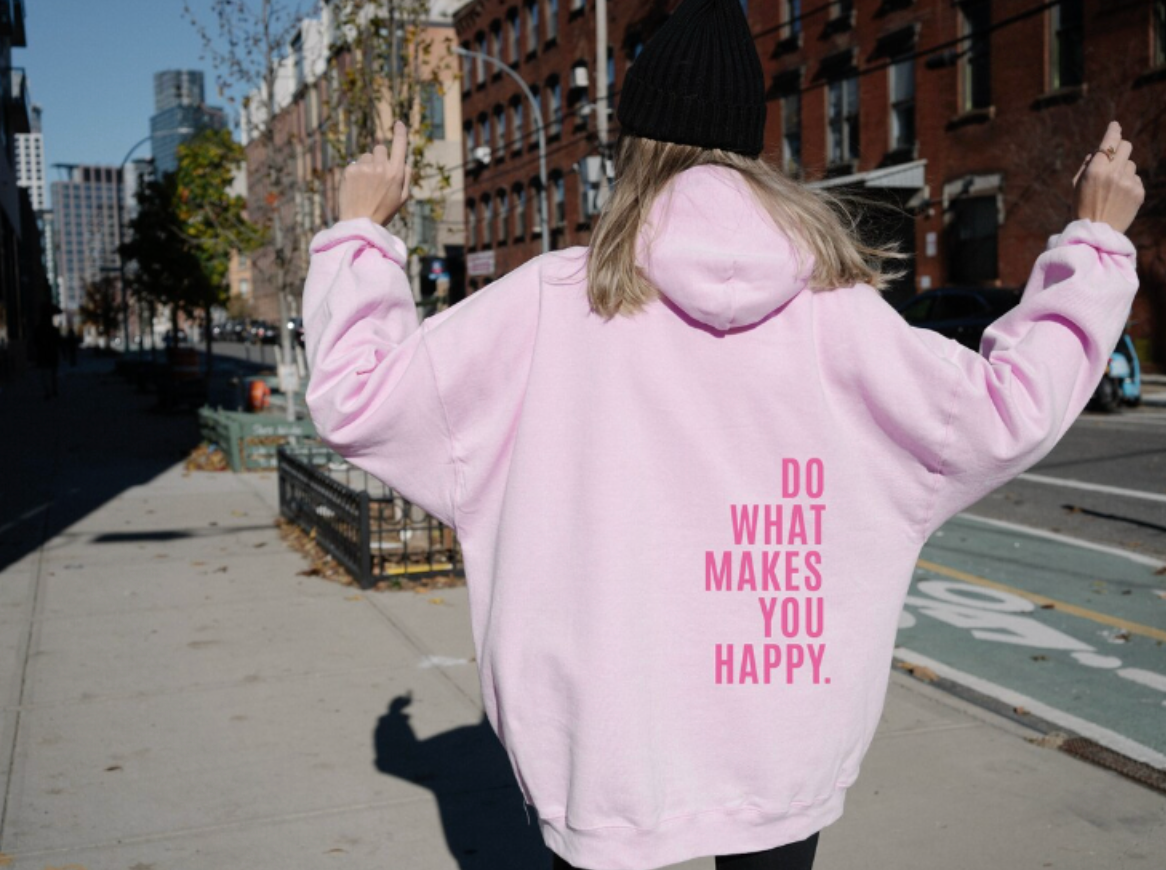 Kapuzenpullover Damen | Trendiger Schriftzug & Gemütliche Wohlfühl-Kapuze