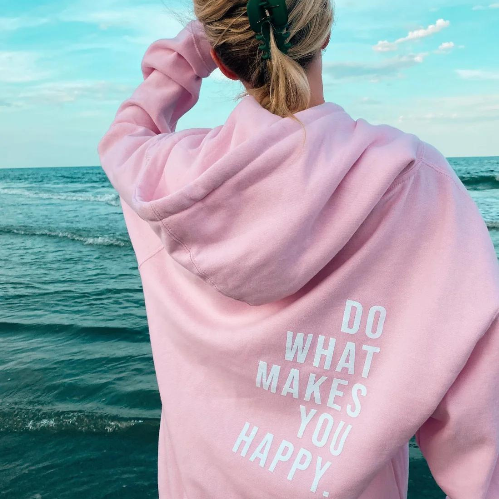 Kapuzenpullover Damen | Trendiger Schriftzug & Gemütliche Wohlfühl-Kapuze
