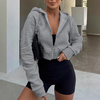 Kapuzenpullover Damen kurz | Lässig & Cool