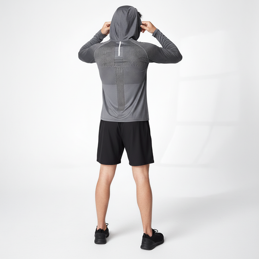 Kapuzenpullover Herren | Atmungsaktiv & Langarm für Sport