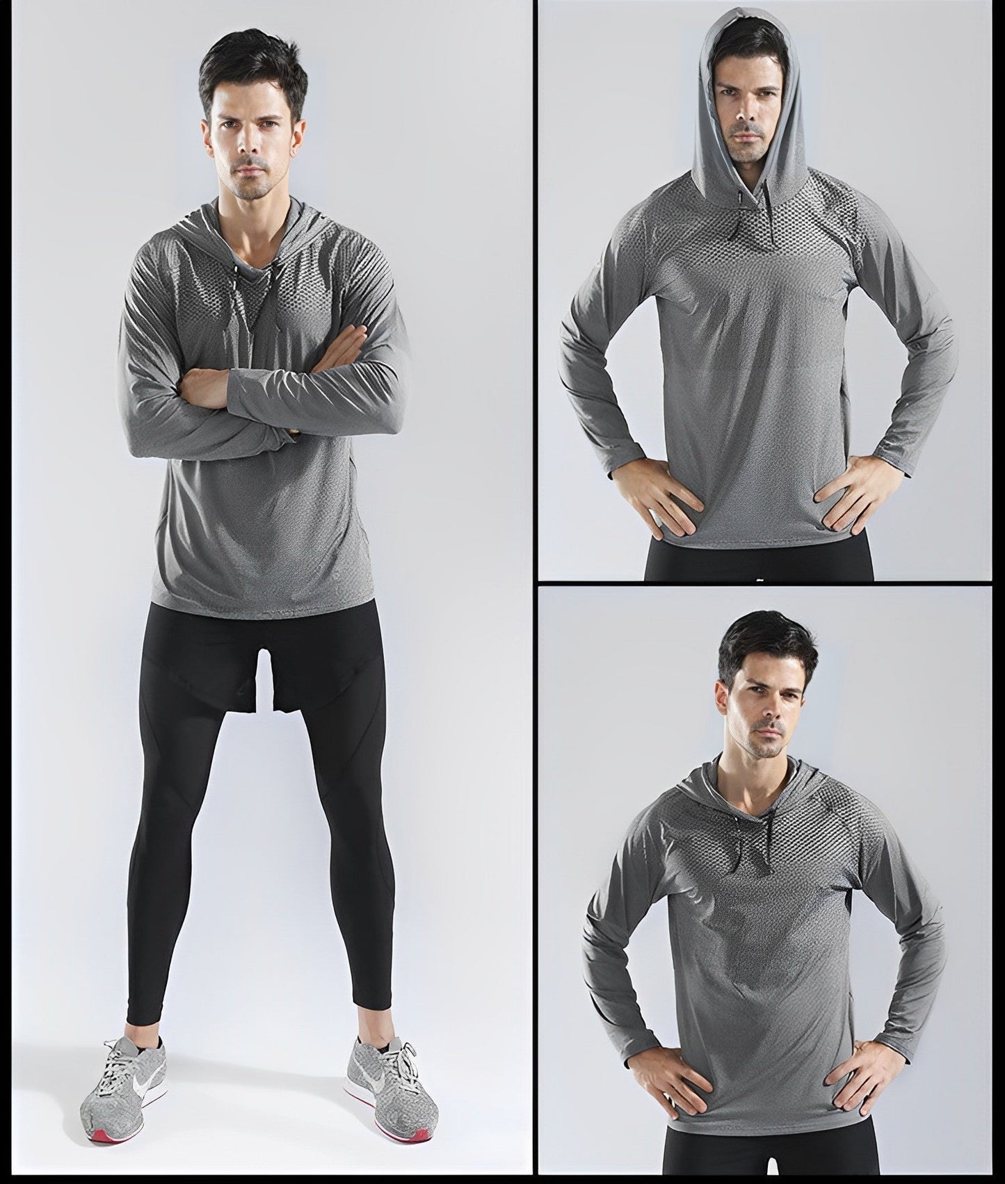 Kapuzenpullover Herren | Atmungsaktiv & Leicht für Sport und Training