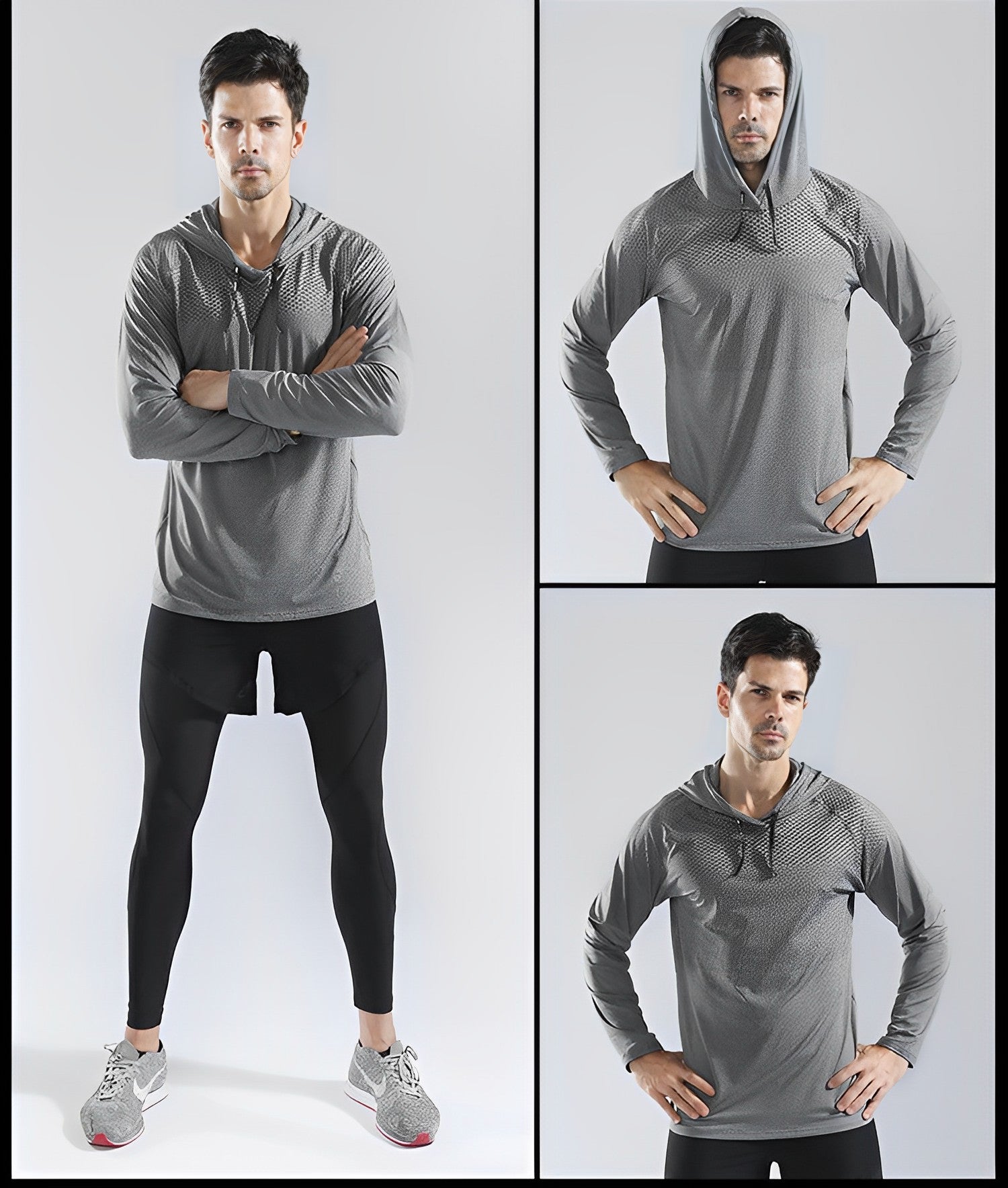 Kapuzenpullover Herren | Atmungsaktiv & Leicht für Sport und Training