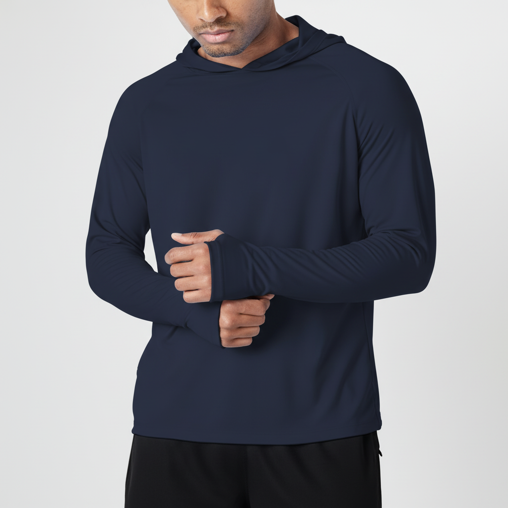 Kapuzenpullover Herren | Leichter UV-Schutz