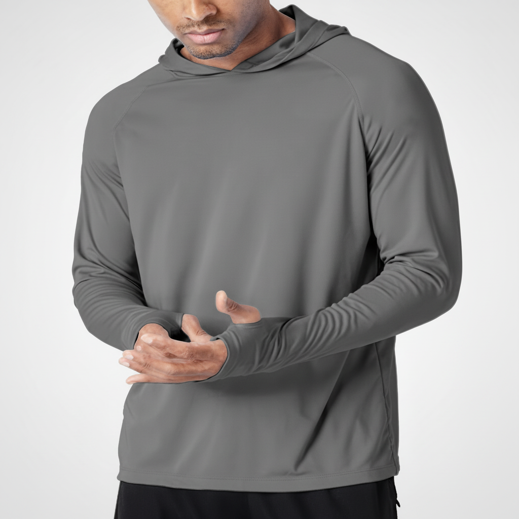 Kapuzenpullover Herren | Leichter UV-Schutz