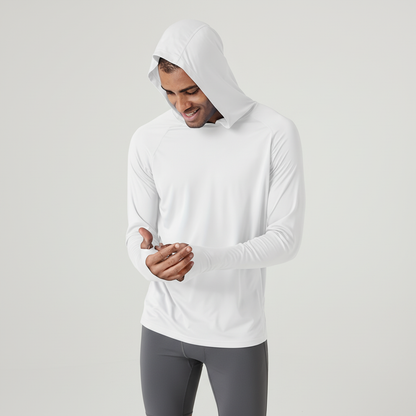 Kapuzenpullover Herren | Leichter UV-Schutz