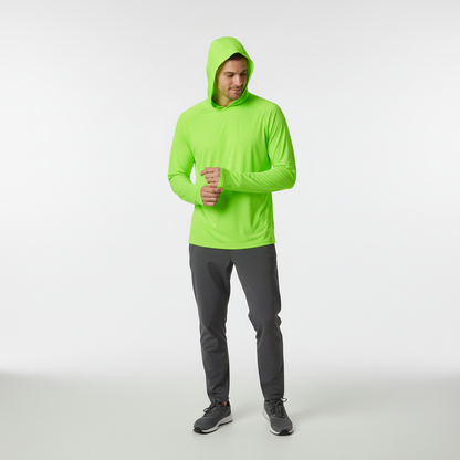 Kapuzenpullover Herren | Leichter UV-Schutz