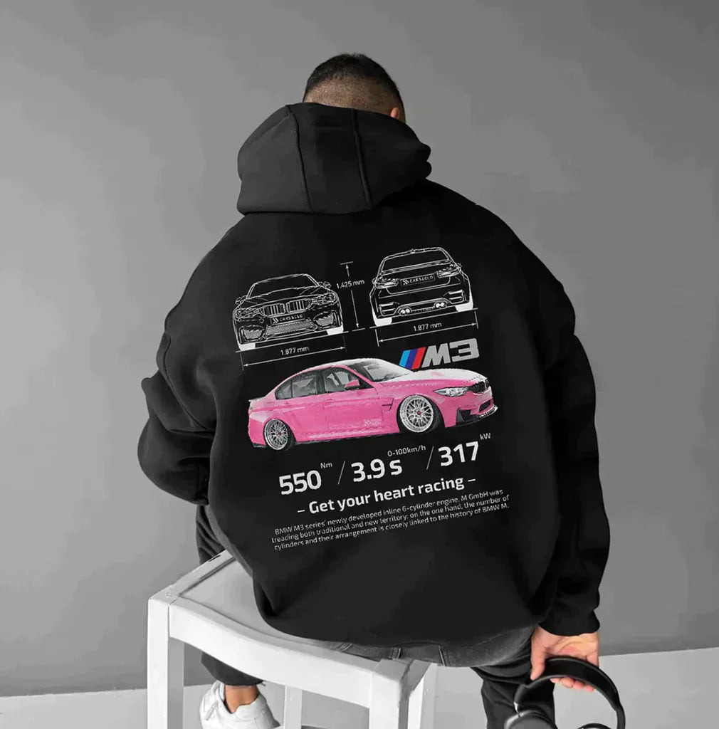 Kapuzenpullover Herren | Oversized & Bequem im Racing-Look