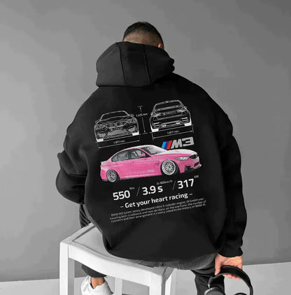 Kapuzenpullover Herren | Oversized & Bequem im Racing-Look
