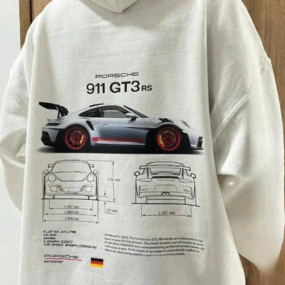 Kapuzenpullover Herren | Oversized & Bequem im Racing-Look