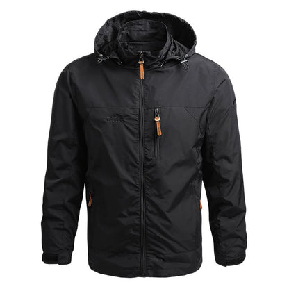 Kapuzenpullover Herren mit Zip | Kapuze & Funktions-Details