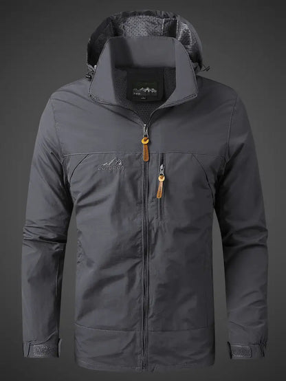 Kapuzenpullover Herren mit Zip | Kapuze & Zip-Brusttasche