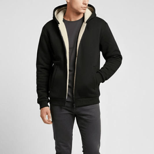 Kapuzenpullover aus Fleece für Herren | Winter