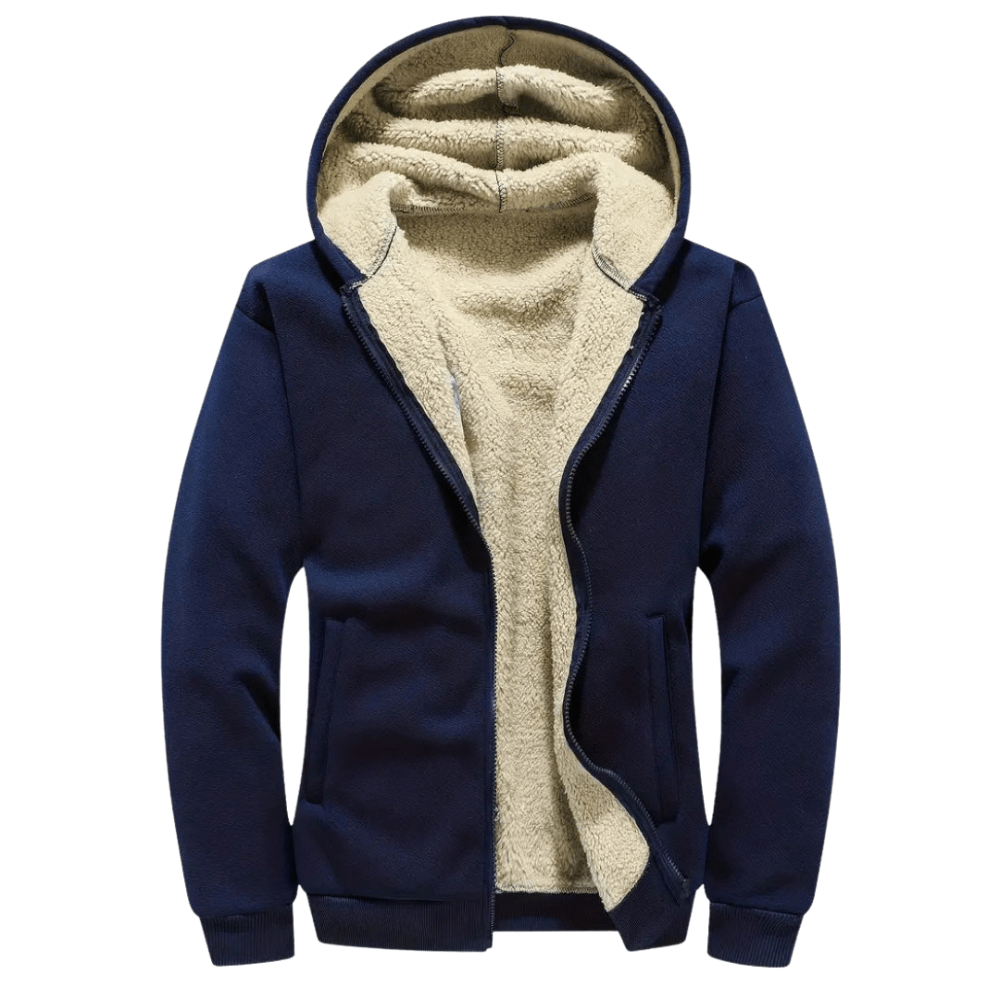 Kapuzenpullover aus Fleece für Herren | Winter