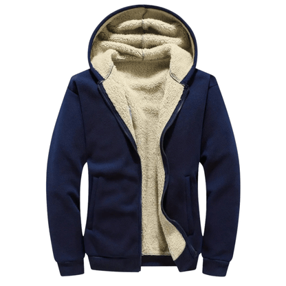 Kapuzenpullover aus Fleece für Herren | Winter