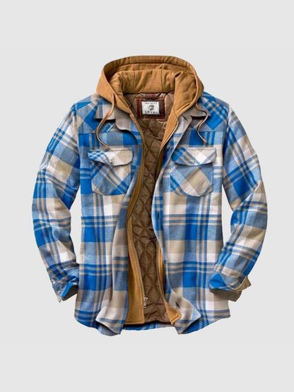 Karierte Jacke für Herren | Relaxed Fit
