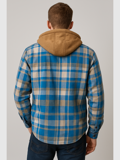 Karierte Jacke für Herren | Relaxed Fit