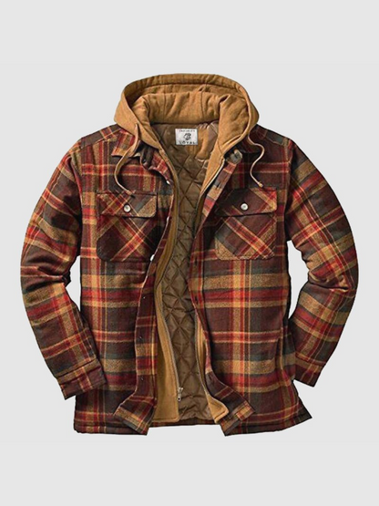 Karierte Jacke für Herren | Relaxed Fit