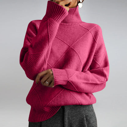 Kaschmir-Rollkragenpullover für Damen | Winter