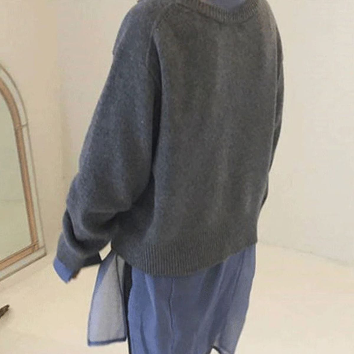 Kaschmirjacke mit Knöpfen 2