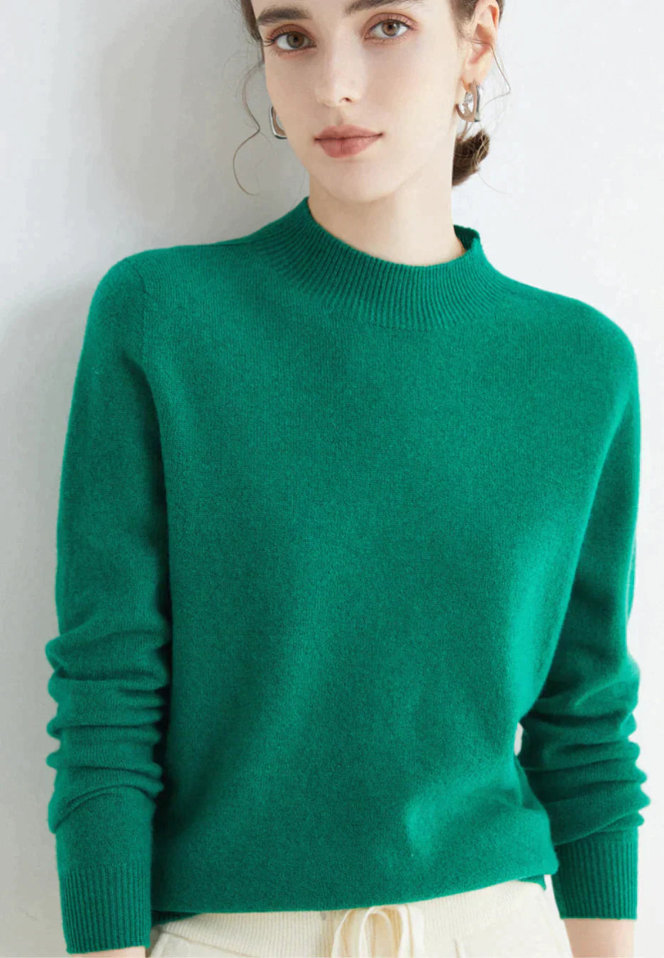 Kaschmirpullover Damen | Gemütliche Passform, Langarm