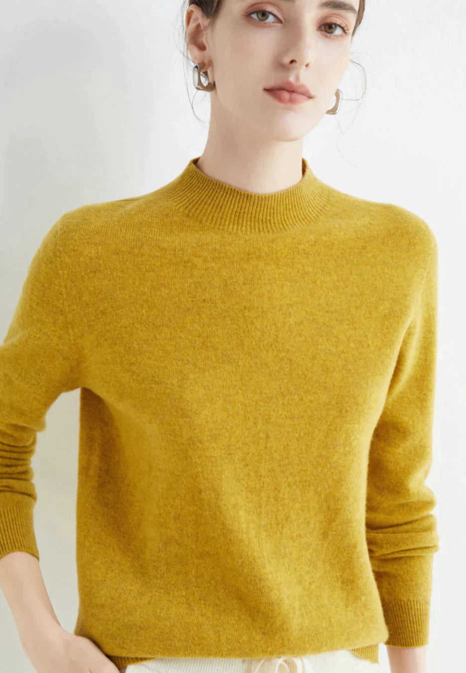 Kaschmirpullover Damen | Gemütliche Passform, Langarm